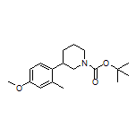 1-Boc-3-(4-methoxy-2-methylphenyl)piperidine
