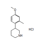3-(4-Methoxy-2-methylphenyl)piperidine Hydrochloride