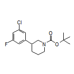 1-Boc-3-(3-chloro-5-fluorophenyl)piperidine