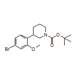 1-Boc-3-(4-bromo-2-methoxyphenyl)piperidine