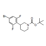 1-Boc-3-(4-bromo-2,6-difluorophenyl)piperidine