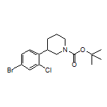 1-Boc-3-(4-bromo-2-chlorophenyl)piperidine