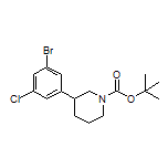 1-Boc-3-(3-bromo-5-chlorophenyl)piperidine
