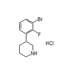 3-(3-Bromo-2-fluorophenyl)piperidine Hydrochloride