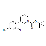 1-Boc-3-(4-bromo-2-iodophenyl)piperidine