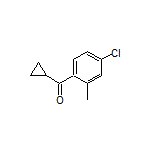 (4-Chloro-2-methylphenyl)(cyclopropyl)methanone