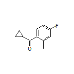 Cyclopropyl(4-fluoro-2-methylphenyl)methanone