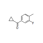 Cyclopropyl(3-fluoro-4-methylphenyl)methanone