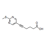 6-[2-(Methylthio)-5-pyrimidinyl]-5-hexynoic Acid