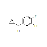 (3-Chloro-4-fluorophenyl)(cyclopropyl)methanone