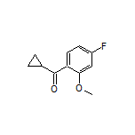 Cyclopropyl(4-fluoro-2-methoxyphenyl)methanone