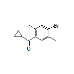 (4-Bromo-2,5-dimethylphenyl)(cyclopropyl)methanone