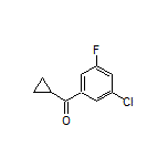 (3-Chloro-5-fluorophenyl)(cyclopropyl)methanone