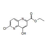 Ethyl 6-Chloro-4-hydroxy-1,5-naphthyridine-2-carboxylate