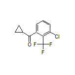 [3-Chloro-2-(trifluoromethyl)phenyl](cyclopropyl)methanone