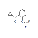 Cyclopropyl[2-(difluoromethoxy)phenyl]methanone