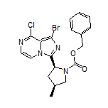 (2S,4S)-1-Cbz-2-(1-Bromo-8-chloroimidazo[1,5-a]pyrazin-3-yl)-4-methylpyrrolidine