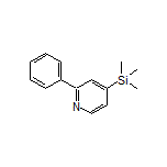 2-Phenyl-4-(trimethylsilyl)pyridine