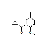 Cyclopropyl(2-methoxy-5-methylphenyl)methanone