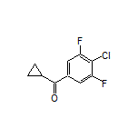 (4-Chloro-3,5-difluorophenyl)(cyclopropyl)methanone