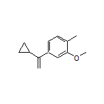 4-(1-Cyclopropylvinyl)-2-methoxy-1-methylbenzene