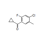 (4-Chloro-2-fluoro-5-methylphenyl)(cyclopropyl)methanone