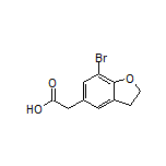 2-(7-Bromo-2,3-dihydrobenzofuran-5-yl)acetic Acid