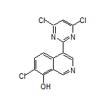 7-Chloro-4-(4,6-dichloro-2-pyrimidinyl)isoquinolin-8-ol