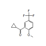 Cyclopropyl[2-methoxy-5-(trifluoromethyl)phenyl]methanone