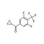 Cyclopropyl[3,5-difluoro-4-(trifluoromethyl)phenyl]methanone