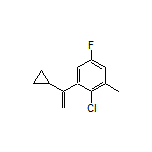 2-Chloro-1-(1-cyclopropylvinyl)-5-fluoro-3-methylbenzene