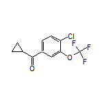 [4-Chloro-3-(trifluoromethoxy)phenyl](cyclopropyl)methanone