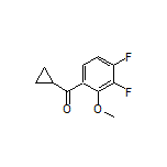 Cyclopropyl(3,4-difluoro-2-methoxyphenyl)methanone