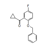 [2-(Benzyloxy)-5-fluorophenyl](cyclopropyl)methanone