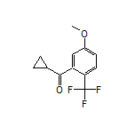 Cyclopropyl[5-methoxy-2-(trifluoromethyl)phenyl]methanone