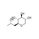 (2S,3R,4S,5R)-2-[(S)-2-Hydroxypropyl]tetrahydro-2H-pyran-3,4,5-triol