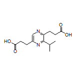 3,3’-(3-Isopropylpyrazine-2,5-diyl)dipropanoic Acid