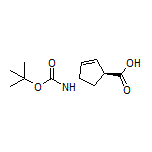 (1S,4S)-4-(Boc-amino)-2-cyclopentenecarboxylic Acid