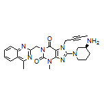 (S)-8-(3-Amino-1-piperidyl)-7-(but-2-yn-1-yl)-3-methyl-1-[(4-methyl-2-quinazolinyl)methyl]purine-2,6(3H,7H)-dione