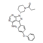(R)-1-[3-[4-Amino-3-(4-phenoxyphenyl)-1-pyrazolo[3,4-d]pyrimidinyl]-1-piperidyl]-1-propanone