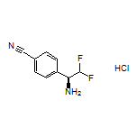 (S)-4-(1-Amino-2,2-difluoroethyl)benzonitrile Hydrochloride