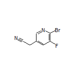 2-(6-Bromo-5-fluoro-3-pyridyl)acetonitrile