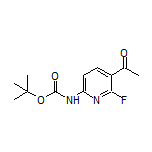 1-[6-(Boc-amino)-2-fluoro-3-pyridyl]ethanone