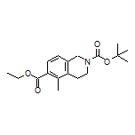 Ethyl 2-Boc-5-methyl-1,2,3,4-tetrahydroisoquinoline-6-carboxylate