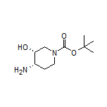 (3R,4S)-1-Boc-4-amino-3-hydroxypiperidine