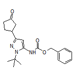 3-[5-(Cbz-amino)-1-(tert-butyl)-3-pyrazolyl]cyclopentanone