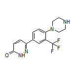 6-[4-(1-Piperazinyl)-3-(trifluoromethyl)phenyl]pyridazin-3(2H)-one