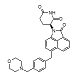 (S)-3-[6-[4-(Morpholinomethyl)benzyl]-2-oxobenzo[cd]indol-1(2H)-yl]piperidine-2,6-dione