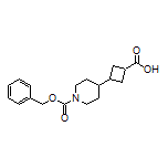 3-(1-Cbz-4-piperidyl)cyclobutanecarboxylic Acid