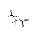 (1R,3S)-3-Acetyl-2,2-dimethylcyclobutanecarboxylic Acid